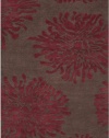 MPN: BST539-58 Surya BST539-58 Bombay Hand Tufted Contemporary Rug, 5-Feet by 8-Feet, Chocolate