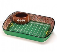 Football Stadium Chip And Dip Serving Set Great For Parties and Kitchen Decor