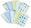 Spasilk 10 pack Soft Terry Washcloth, Blue