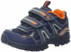 Stride Rite Bronco Sneaker (Toddler/Little Kid),Navy/Orange,12 M US Little Kid