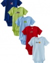 Gerber Baby-Boys Newborn 5 Pack Solid Onesies Brand