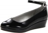 Jessica Simpson Posha Flat (Little Kid/Big Kid),Black,4 M US Big Kid