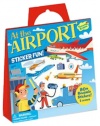 Peaceable Kingdom Press 'At The Airport' Sticker Fun! Reusable Sticker Tote