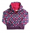 Pink Platinum Kid Girls Pink and Purple Hearts Sherpa Hoodie Winter Jacket