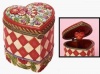 Jim Shore Heartwood Creek from Enesco Hinged Heart Box 2.75 IN