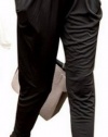 Women's Stylish Harem Long Pants Black Slim Legging with Drape Pocket