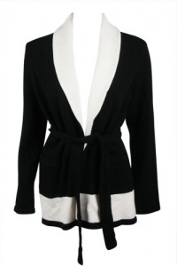 LAUREN Ralph Lauren Petites Open Front Belted Shrug Sweater