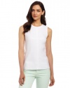 Bailey 44 Women's Reaction Time Chiffon Back Top, White, X-Small