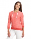 Roxy Juniors One Luv Sweatshirt, Hot Rose, X-Large