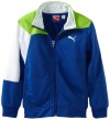 Puma - Kids Boys 2-7 Little Boy Multi Block Jacket, Mazarin Blue, 6