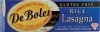 DeBoles Rice Lasagna Gluten Free -- 10 oz