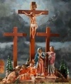 4 Piece Light Crucifixion Scene Set