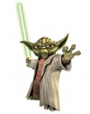 RoomMates RMK1402GM Star Wars: the Clone Wars Yoda Glow in the Dark Giant Wall Decal