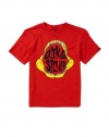 Quiksilver - Boys Attack Kt0 Wf8 T-Shirt, Size: 6/Medium, Color: Vintage Red