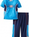 Puma - Kids Baby-Boys Infant Performance Pant Set, Brilliant Blue, 12 Months