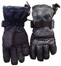 N'ice Caps Boys Circle Scroll Print Ski Glove