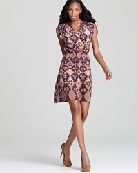 This Ella Moss dress masters global inspiration with a richly eclectic print, cut from supple silk.