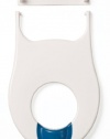 Mommys Helper Flip 'N Flush Potty Seat for Elongated Toilets, White/Blue