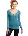 Roxy Juniors Up Hill Henley Shirt