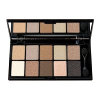 NYX Cosmetics Eye Shadow Palette 10 Color, Caviar and Bubbles, 0.49 Ounce