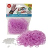 Loom Rubber Bands - 300 pc Glow in The Dark Rubber Band Refill Pack (PURPLE) - 100% Latex Free