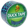 Duck Brand 281518 Blue Leopard Duct Tape, 1.88-Inch by 10 Yards, Single Roll