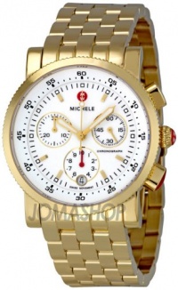 Michele Women's MWW01C000106 Sports Sail Gold Plated Watch