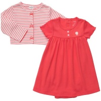 Carters Daisy Dress Set CORAL 3 Mo