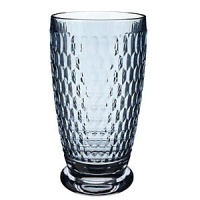 Since 1748, families the world over have turned to Villeroy & Boch for fine European porcelains. Today, they design a wealth of stemware to complement the Villeroy & Boch style. Boston is a heavy crystal glassware pattern with short stems. Boston Stemware also available in Clear, Red, and Green. Also available are the double old fashioned glass and highball glass.