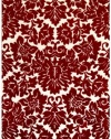 Structure Fenway Dark Red/Beige Rug Rug Size: 5' x 8'