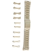 Watch Band Stainless Steel Metal Fits 18mm-22mm End Pieces