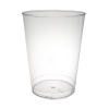 Northwest Enterprises Hard Plastic 10-Ounce Party Cups and Tumblers, Clear, 25-Count