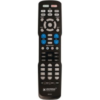 URC A6 Pre-Programmed and Learning Universal Remote Control for up to 6 A/V Components