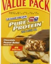 Pure Protein Chocolate Peanut Butter Value Pack Bars,  6 bars