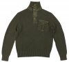 Polo Ralph Lauren Men's Combed Cotton 1/2 Zip Mockneck Sweater (X-Large, Expedition Olive)