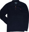 Polo Ralph Lauren French Rib Half Zip Pullover, Cruise Navy, XXL