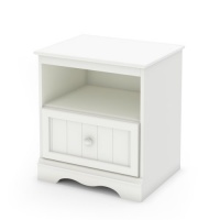 South Shore Savannah Collection Nightstand, Pure White