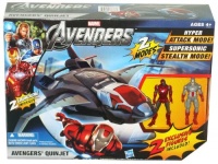 Marvel the Avengers Quinjet Vehicle Toy W/2 Figures