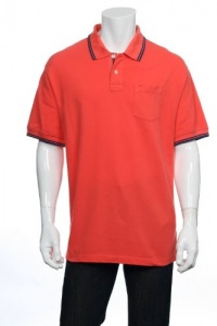 Izod Luxury Sport Hot Coral SS Polo Shirt