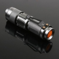 7W 300LM Mini CREE LED Flashlight Torch Adjustable Focus Zoom Light Lamp