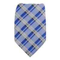 Blue - Silver Calvin Klein Brand Name Boys Tie