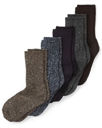 For warmth and comfort, wear HUE's ribbed socks under your brand-new Chelsea booties or stand-by riding boots.