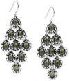 Lucky Brand Beachwood Canyon Openwork Floral Chandelier Earrings