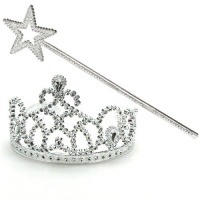 Princess Tiara & Wand Set (1) Party Supplies