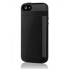 Incipio Stowaway for iPhone 5 - Retail Packaging - Obsidian Black / Obsidian Black