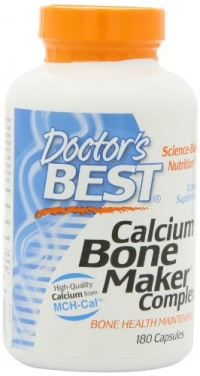 Doctor's Best Calcium Bone Maker Complex, Capsules, 180-Count