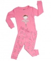 Leveret Dancing Ballerina 2 Piece Pajama 100% Cotton (Size 6M-5T)