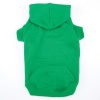 Casual Canine 16-Inch Cotton Basic Dog Hoodie, Medium, Green