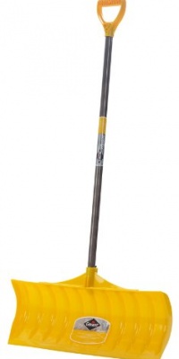 Garant APP30KDU Alpine 30-Inch Poly Blade Snow Pusher Stained Ash Handle, Yellow