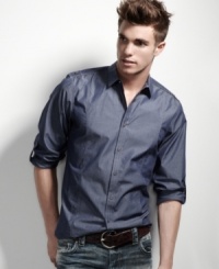 Get your weekend look all buttoned up with this sweet shirt from INC International Concepts.